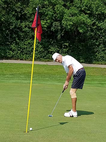 Meyer's last putt on the 114th hole